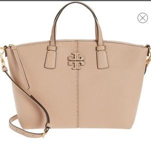 NWT Tory Burch McGraw Leather Satchel